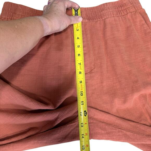 Marine Layer Elle Midweight Pull On Pant Women's Large Orange Beach Coastal - Picture 10 of 10